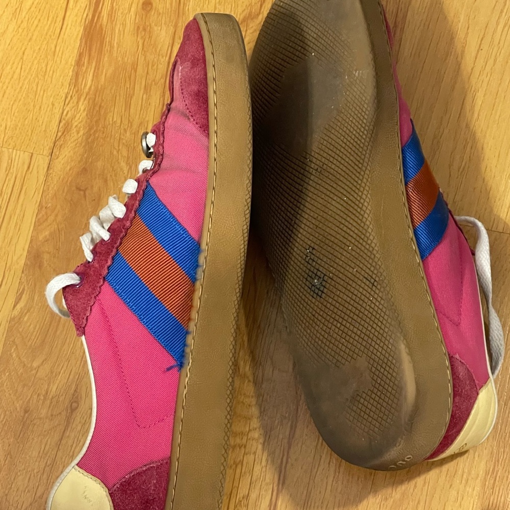 Gucci snickers pink blue used VERY GOOD CONDITION